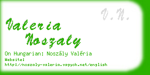 valeria noszaly business card